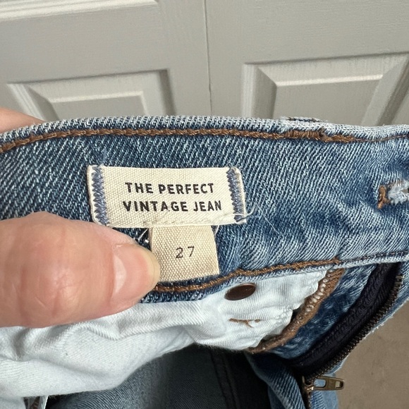 Madewell perfect vintage jeans sz 27 - Picture 3 of 4